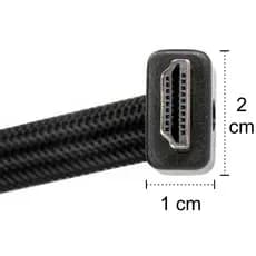 Cabo Hdmi Flat 1.4 versão 2.0 Ultra Hd 4k x2K 1080p