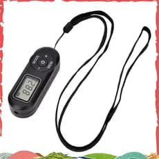 Portátil Mini Rádio FM Display Digital Receptor Retro Player Estilo Com Fones De Ouvido Cordão Estações