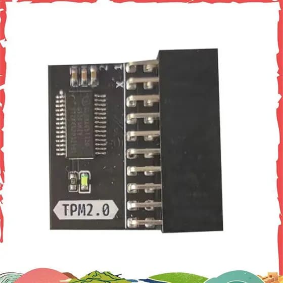 Módulo De Segurança TPM 2.0 Para Placas-Mãe Cartão De Memória De Criptografia De 20-1 Pinos Proteção Aprimorada De Dados