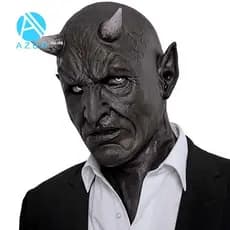 Máscara De Chifre Do Diabo Terror De Halloween