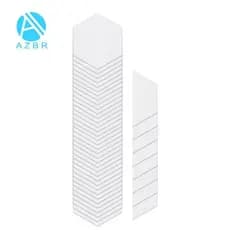 Almofada De Tração Para Prancha De Surf , Semi Hexagonal-Transparente , Almofadas