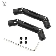 2Pcs Eixo De Acionamento Universal Metálico Para WPL D12 C14 C24 B16 B36 B24 MN D90 MN99S Henglong RC Peças De Atualização De Carros