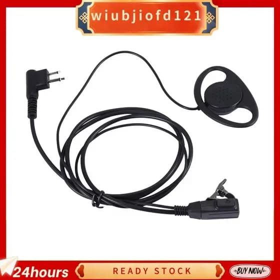 2 Pinos Avançado D Forma Clip-Ear Ptt Fone De Ouvido Microfone Para Motorola Rádios 2 Vias GP88S GP300 GP68 GP2000 GP88 