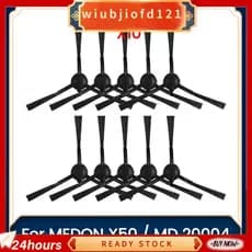 Conjunto De Escovas Laterais De Reposição Para Robô Aspirador MEDON X50 20004 Peças De Limpeza De Borda De Canto