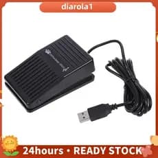 Ação Do Teclado De Controle Interruptor De pedal USB Para PC Jogos De Computador Novo Pé PCsensor HID