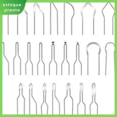 23 Peças Kit De Pontas Para Pirografia / Fio De Aquecimento Ajustável / Acessórios De Substituição De Madeira
