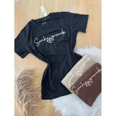 camiseta algodão basica/Tshirts Basica Feminina/moda Minimalista