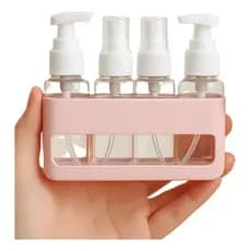 Kit Porta Frascos Organizador para Viagem Shampoo Creme Sabonete