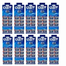 Lâmina de Barbear Faiter Black Premium Platinum Original – Kit com 10 Cartelas | Tecnologia Inglesa