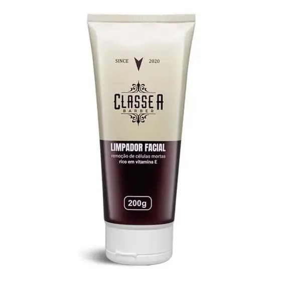 Limpador Facial Classe A Barber 200g – Com Vitamina E e Ação Esfoliante Profissional