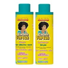 Kit Glatten Cachos Fortes Shampoo + Condicionador 450ml