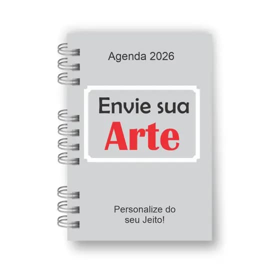 Agenda 2027 Personalizada com Logo - Foto - Empresa