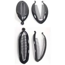 Kit 3 Presilhas Modelo Banana Prendedor Acessório Para Cabelo