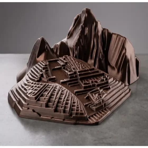 Machu Picchu Escultura de Decoração Incas Peru - Impressão 3D