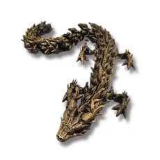 Dragão Articulado em impressão 3D - Medieval/Idade Média