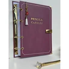 Fichário A5, Planner Personalizado, Agenda Personalizada, Caderno Personalizado, Caderno A5