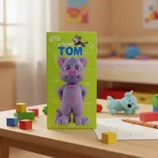 Boneco Ai Touch Talking Tom  Repete Fala Responde Ao Toque!