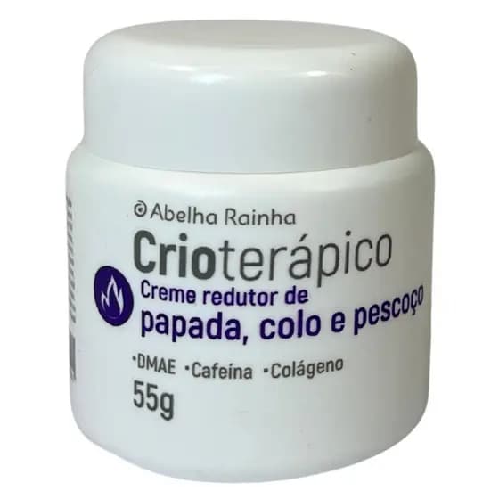 Creme Redutor de Papada, Colo e Pescoço Crioterápico Abelha Rainha 55g