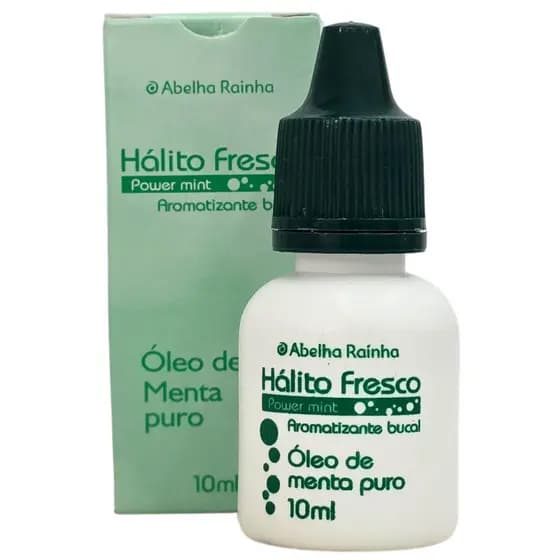 Aromatizante Bucal Power Mint Hálito Fresco Abelha Rainha 10ml