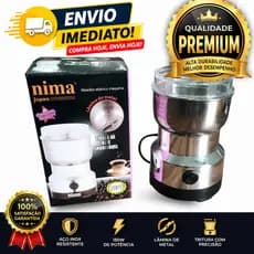Moedor Elétrico Máquina De Café E Triturador De Sementes Tigela De Aço Inox