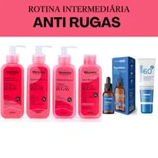 Kit Skincare Ant. Rugas Rhenuks.+ Serum Ant. Envelhecimento+Protetor Solar SEM COR FPS60 Dermachem