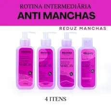 KIT Skincare Manchas Clareador Facial Rhenuks 4 Itens