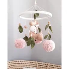 Móbile de berço delicadeza servo floresta