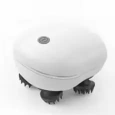 Massageador Elétrico Corporal Recarregável com 3 Velocidades e 4 Cabeças de Massagem – Relaxamento Corpo e Cabeça (Cores