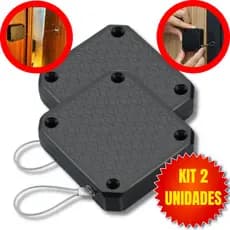 Kit 2 Mola Aérea para Fechamento Automático de Porta com Cabo Retrátil