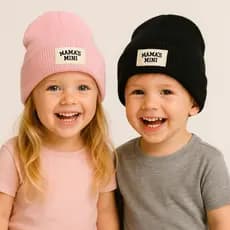 Touca de Frio Infantil Mama's Mini Gorro Para Criança de Inverno