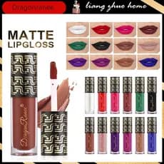 12Colours Batom Brilho Labial À Prova D'água Estilo Cosmético Veludo Matte Gold Black Verde