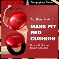 HANDAIYAN Red Cushion Foundation Semi-Fosco Cobertura Completa À Prova D'água Corretivo De Longa Duração Maquiagem Tom U