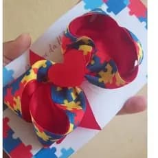 laço autismo, laço infantil, parzinho de laço, kit laço infantil, acessório cabelo bebê, laço colorido, laço delicado