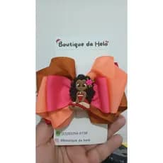 Laço infantil, laço Moana, laço princesa, laço boutique, laço luxo, acessório infantil, laço para bebê, laço temático