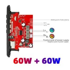 120w amplificador dc 12v mp3 placa decodificadora gravação de chamadas bluetooth 5.0 carro mp3 player módulo usb fm com