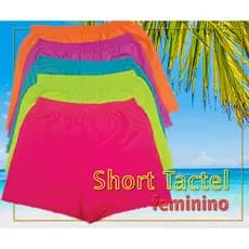 Short Feminino de Tactel Verão | Curto | Leve e Confortável | P ao GG