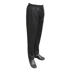 Calça de oxford Preta Unissex  100% Poliéster Tamanhos do 38 ao 56