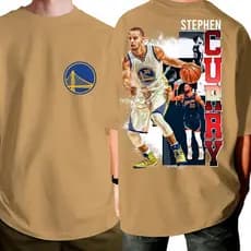 Camiseta Academia Masculina Oversized Stephen Curry Moda Academia 100% Algodão Premium Manfinity