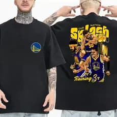 Camiseta Oversized Basquete Basketball Golden State Warriors Lançamento Algodão Premium Despojado