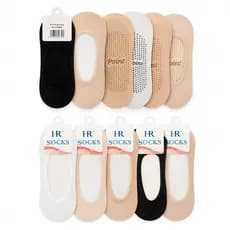Meias Sapatilha Fina Invisível Feminina Alta Qualidade 35/40 - Kit com 3, 6 ou 12 Pares