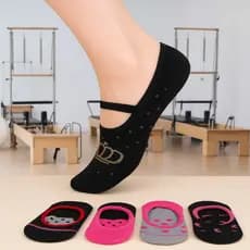 Meias Pilates, Yoga Academia - Sapatilha Feminina Antiderrapante