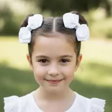 Xuxinha de Cabelo/Bico de Pato ou Xuxinha Infantil | Par de Laços Infantis Elegance Premium ✨