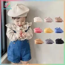 UTZN > Moda Bonito Bebê Malha Boina Chapéu Cor Sólida Crianças Chapéus Quentes Outono Inverno Para Ao Ar Livre Gorro Ace