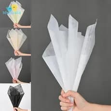 Idealistas 40 Peças De Papel De Embalagem De Flores , Forro De Algodão De Leite Translúcido Para Buquê De Embrulho De Fl