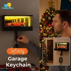 Idealistas Infinito Porta-Chaves De Garagem , Suporte De Chave De Carro Para Frontal De Montagem Na Parede Com LED , De