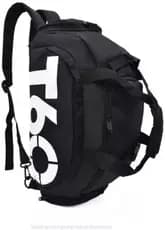 Bolsa Esportiva Academia 3 em 1 Impermeável Mochila Mala Viagem Transversal Compartimento para Tênis Grande Capacidade
