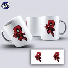 Caneca Homem Aranha Deadpool Thor Homem de ferro Wolverine Capitão America Spiderman