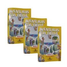 Livro de Colorir Aventuras da Bíblia – Kit com 3 Livros (23 Páginas Cada)