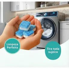 Pastilha de Limpeza para Máquina de Lavar -Llimepza  Profunda Remove Odores e Calcário