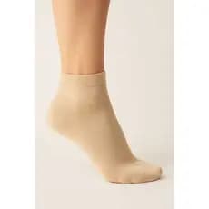 Kit 12 pares de Meias - Amarelo, Bege e Nude (Tamanho 35-40)
